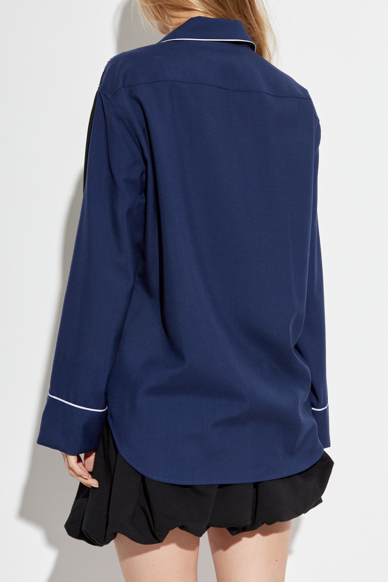 トップス MARNI Wool shirts White tropical wool shirt with Marni Mending | Marni